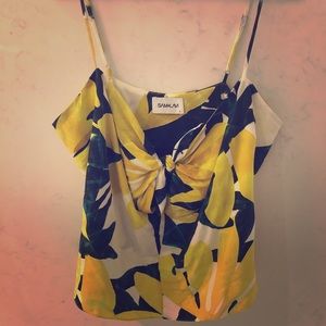 Sam&Lavi Silk palm  floral print camisole SM